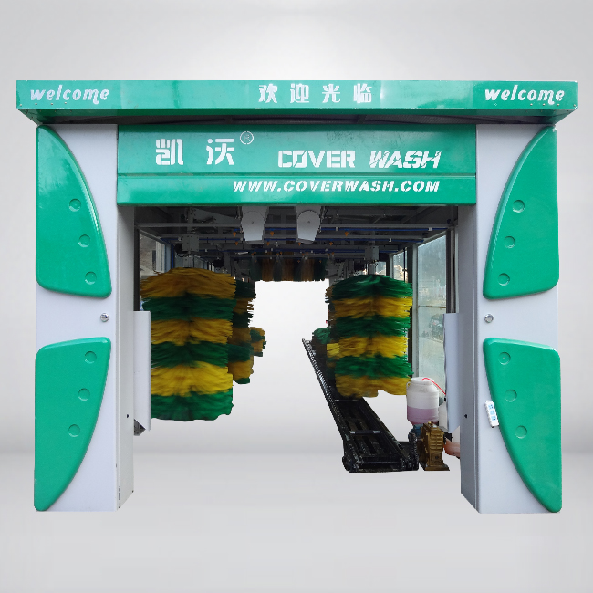 中國石油集團安裝凱沃11刷電腦洗車機