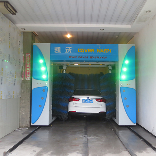 速七汽車服務中心安裝歐標凱沃龍門5刷電腦洗車機