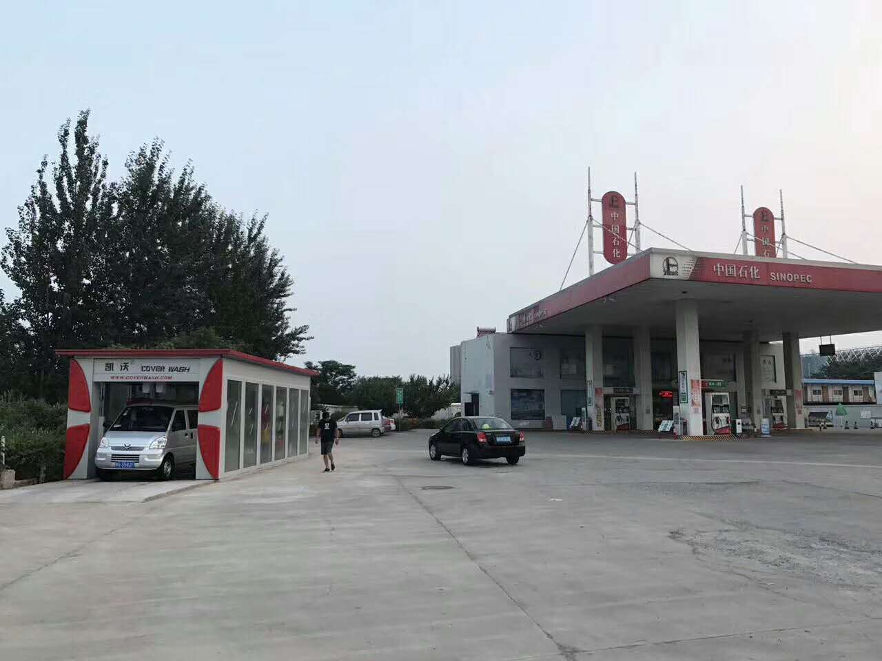 河南新鄉鳳泉區中國石化6號站完成安裝