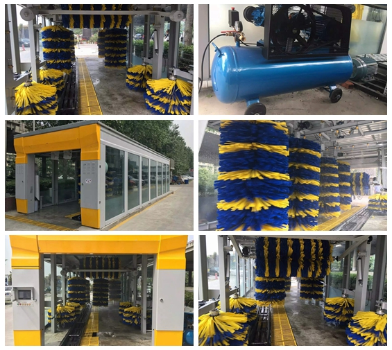 中國成都雙流Guo際機場地服停車場內安裝臺灣美嘉德電腦隧道9刷機試調完畢拍攝現場