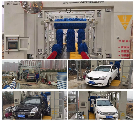 河南省南陽市雪楓大橋金遠加油站安裝05款隧道機11刷設備