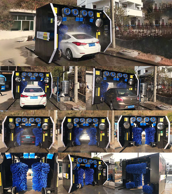  中國杭州振騰氣修（黑色）美嘉德龍門7刷洗車機安排測試現(xiàn)場拍攝1